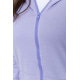 Спорт жіночий костюм на блискавці з капюшоном, колір бузковий, 186R9100