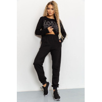 Спортивные штаны женские, цвет черный, 206R002-1