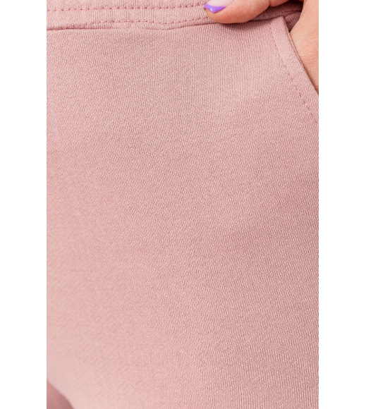 Спортивные штаны женские демисезонные, цвет пудровый, 226R027