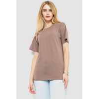 Футболка женская Ager, цвет темно-бежевый, 223R020