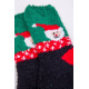 Новогодние женские носки, черно-зеленого цвета, 151R2327