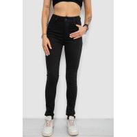Джинсы женские Skinny, цвет черный, 182R3394