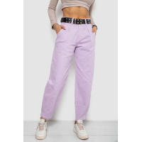 Джинсы женские баллоны, цвет сиреневый, 250R00276