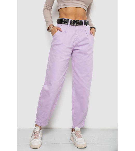 Джинсы женские баллоны, цвет сиреневый, 250R00276