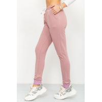 Спортивные штаны женские демисезонные, цвет пудровый, 226R025