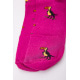 Женские носки, цвета фуксии с принтом, средней длины, 167R346
