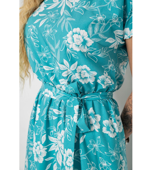 Платье с принтом софт, цвет мятно-белый, 214R0228-1