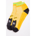 Жіночі шкарпетки, жовтого кольору з котом, 131R137084