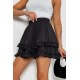 Юбка однотонная короткая, цвет черный, 102R5254