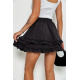 Юбка однотонная короткая, цвет черный, 102R5254