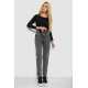 Джинсы женские МОМ, цвет темно-серый, 244R3295