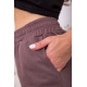 Женские спортивные штаны с манжетами, цвета мокко, 102R292