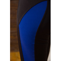 Спортивні жіночі бриджі, колір чорно-синій, 172R53