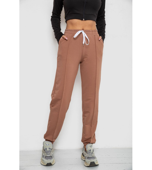 Спорт штани женские, цвет темно-бежевый, 247R4670-1