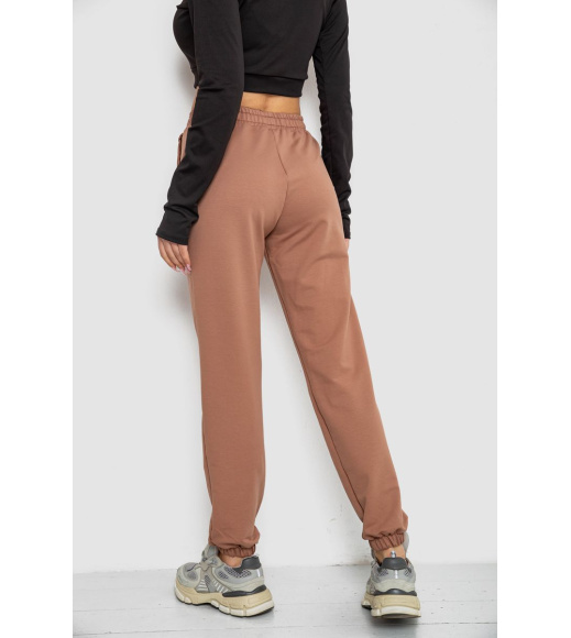 Спорт штани женские, цвет темно-бежевый, 247R4670-1