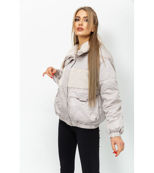 Куртка женская демисезонная, цвет светло-бежевый, 131R3066