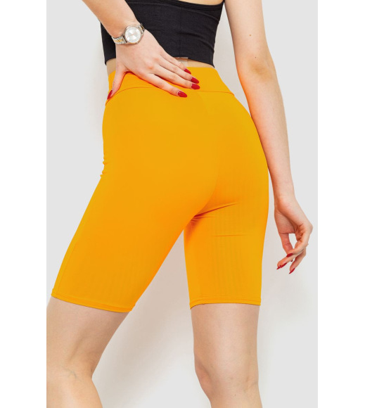 Велотреки женские однотонные, цвет оранжевый, 221R3019
