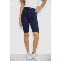 Шорты женские джинсовые стрейчевые, цвет темно-синий, 247R529-1