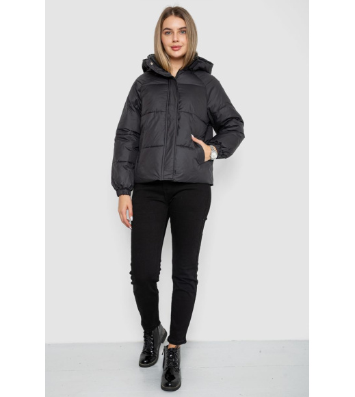 Куртка женская демисезонная, цвет черный, 244R2025-5