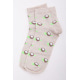 Жіночі шкарпетки, бежевого кольору з принтом, 167R362