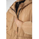 Куртка женская демисезонная с поясом, цвет бежевый, 207R005