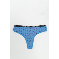 Трусы женские стринги, цвет джинс, 131R3982