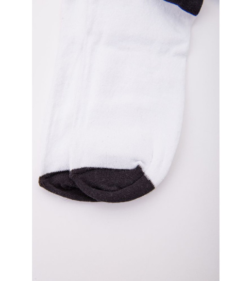 Жіночі білі шкарпетки з принтом 167R520-2