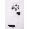Женские белые носки, с принтом, 167R520-2