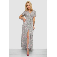 Сарафан с цветочным принтом, цвет серый, 241R161