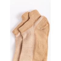 Шкарпетки жіночі короткі, колір бежевий, 131R232-1