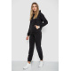 Спорт костюм женский на флисе, цвет черный, 241R1530