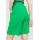 Шорти жіночі вільного крою тканина льон, колір зелений, 177R023