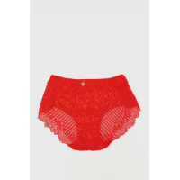 Трусы женские кружевные, цвет красный, 131R28
