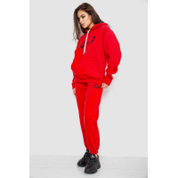 Спортивный костюм женский, цвет красный, 244R4236