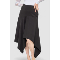 Юбка однотонная, цвет черный, 244R270
