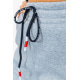 Спортивні штани жіночі на флісі, колір світло-сірий, 184R003