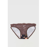 Трусы женские, цвет коричнево-черный, 131R651