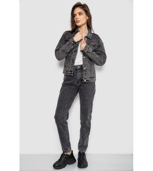 Куртка женская джинсовая, цвет серый, 255RA2270