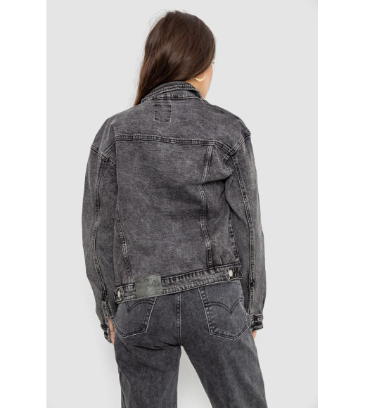 Куртка женская джинсовая, цвет серый, 255RA2270