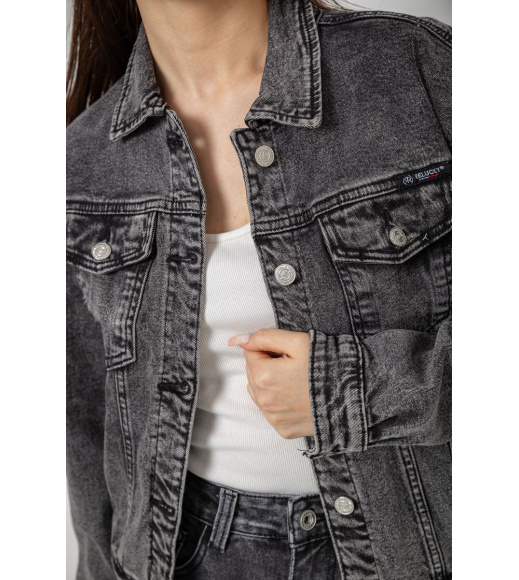 Куртка женская джинсовая, цвет серый, 255RA2270