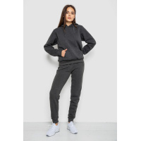 Спорт костюм женский, цвет темно-серый, 244R9144