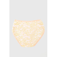 Трусы женские с принтом, цвет персиковый, 131R115030
