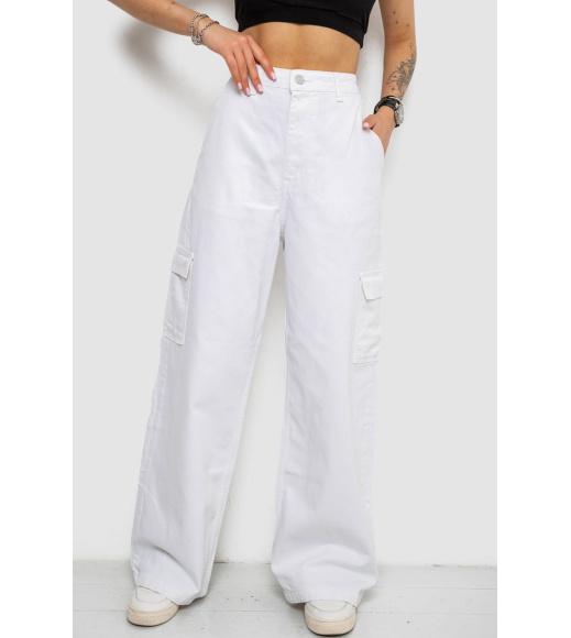 Джинсы женские, цвет белый, 250R2535