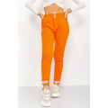 Спортивные штаны женские демисезонные, цвет оранжевый, 226R025