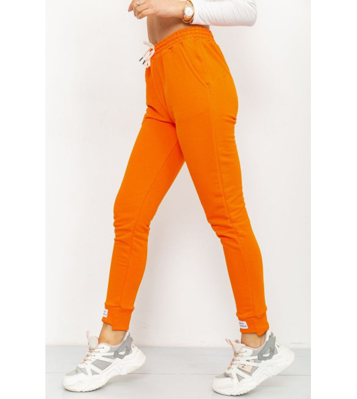 Спортивные штаны женские демисезонные, цвет оранжевый, 226R025