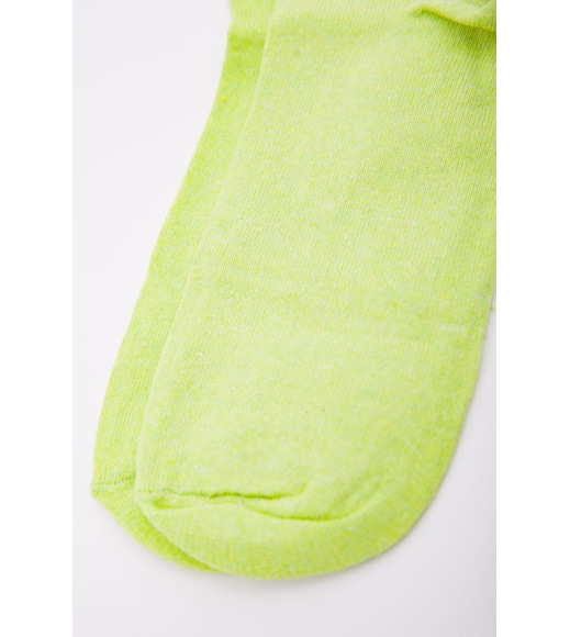 Жіночі шкарпетки, салатового кольору з принтом, середньої довжини, 167R346