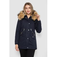 Парка женская зимняя, цвет темно-синий, 244R6906