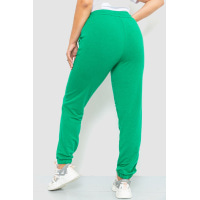 Спортивные штаны женские двухнитка, цвет зеленый, 102R292