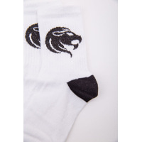 Жіночі білі шкарпетки, з принтом, 167R520-1