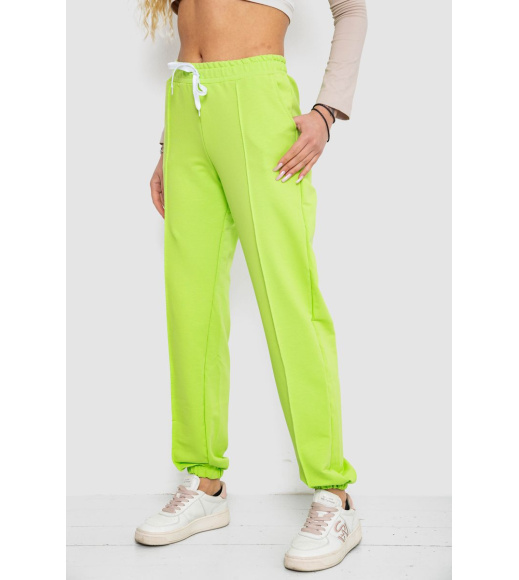 Спорт штани женские, цвет салатовый, 247R4670-1
